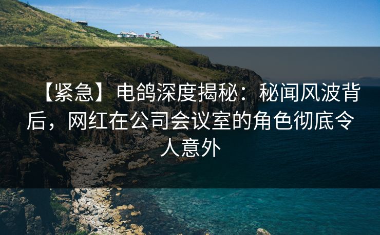 【紧急】电鸽深度揭秘：秘闻风波背后，网红在公司会议室的角色彻底令人意外